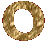 Gold alphabet #3 letter O from free graphics collection of Suitcase of Dreams